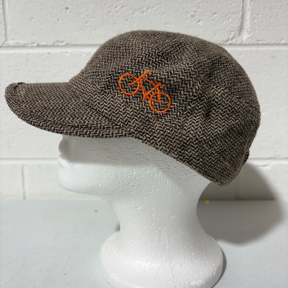 Alternative Apparel Bike Cycling Cap Hat Women's Brown/Tan B2